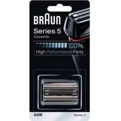 Braun 52B Head Replacement Pack Black - Ultimate Shaving Precision & Comfort